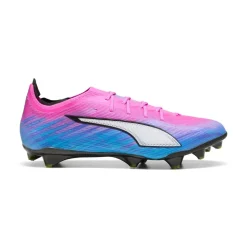 PUMA Ultra 6 Ultimate Carbon Gras Voetbalschoenen (FG) Felroze Blauw Geel