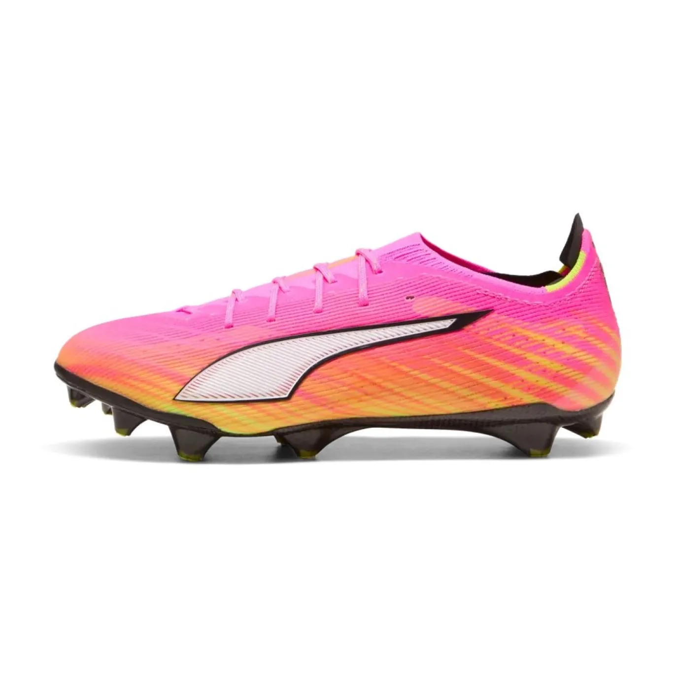 PUMA Ultra 6 Ultimate Carbon Gras Voetbalschoenen (FG) Felroze Blauw Geel