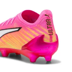 PUMA Ultra 6 Ultimate Gras Voetbalschoenen (FG) Felroze Blauw Geel
