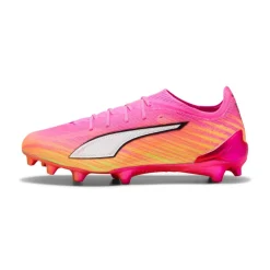 PUMA Ultra 6 Ultimate Gras Voetbalschoenen (FG) Felroze Blauw Geel