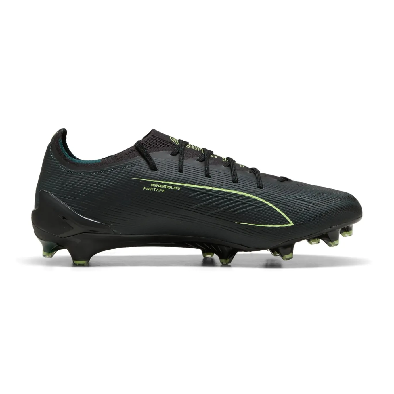 PUMA Ultra 6 Ultimate Gras Voetbalschoenen (FG) Zwart Donkergroen Lichtgroen