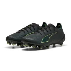PUMA Ultra 6 Ultimate Gras Voetbalschoenen (FG) Zwart Donkergroen Lichtgroen