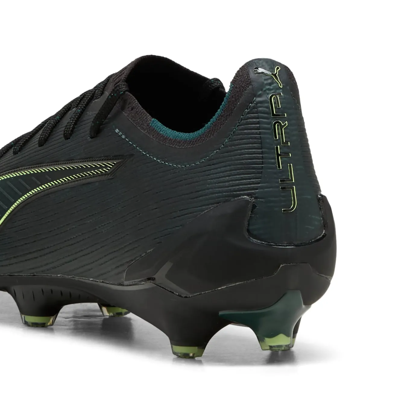 PUMA Ultra 6 Ultimate Gras Voetbalschoenen (FG) Zwart Donkergroen Lichtgroen
