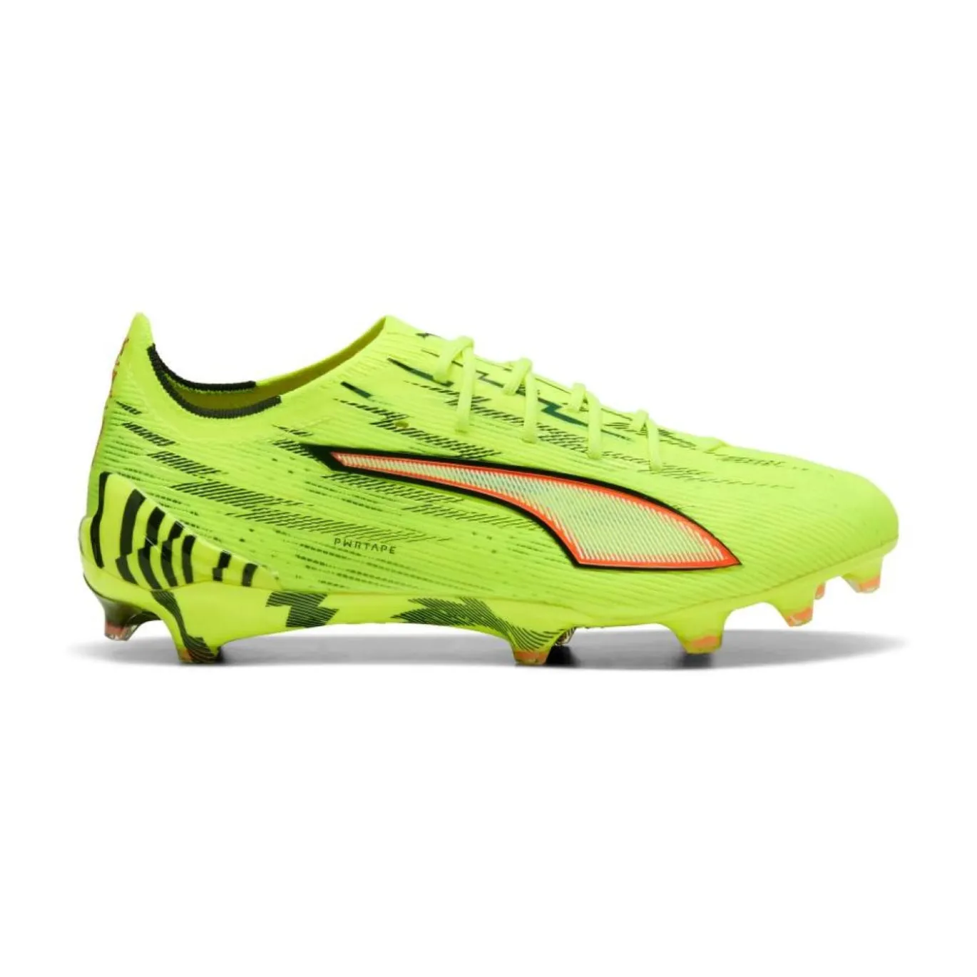 PUMA Ultra 6 Ultimate Gras Voetbalschoenen (FG) Neongeel Rood Zwart