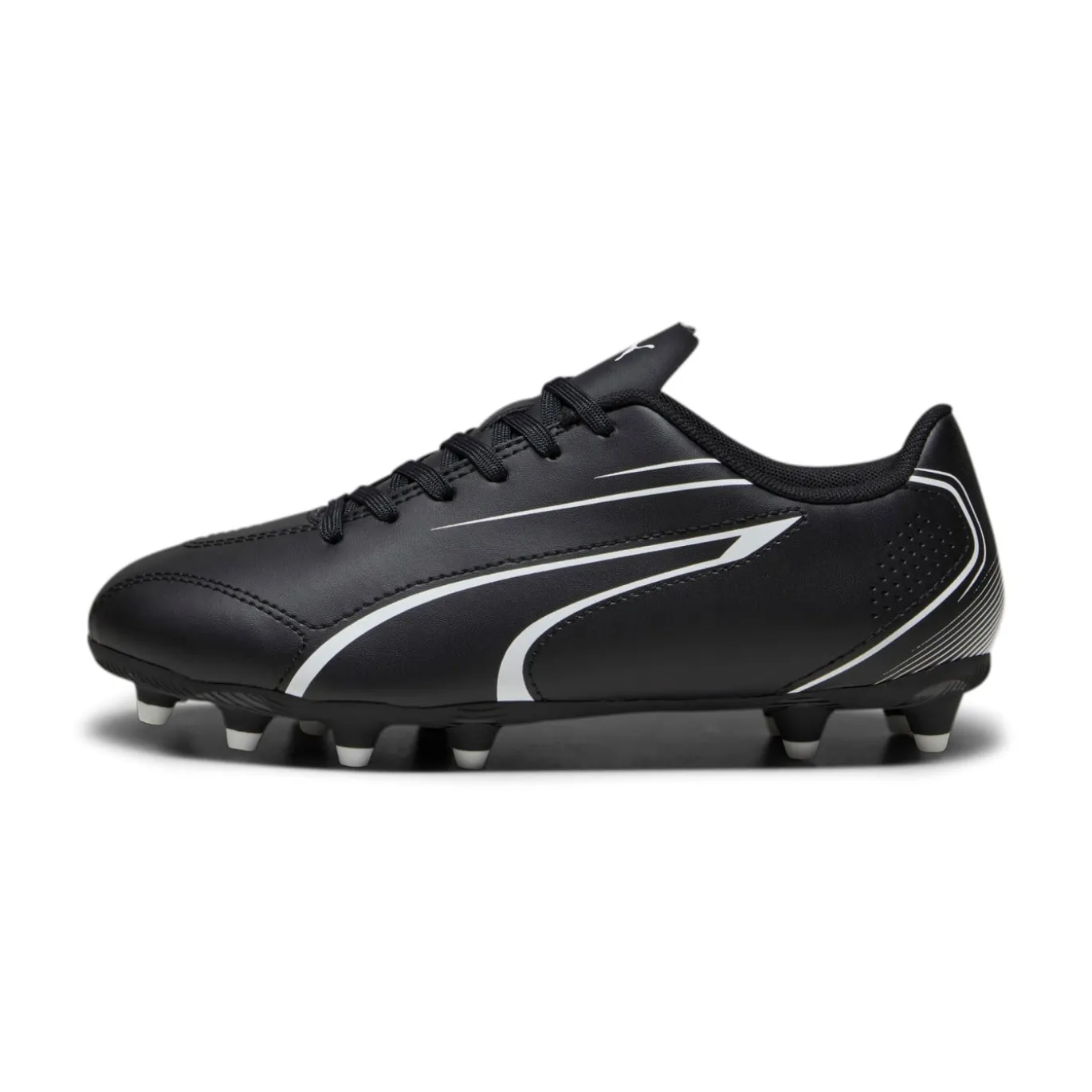 PUMA Vitoria Gras / Kunstgras Voetbalschoenen (MG) Kids Zwart Wit
