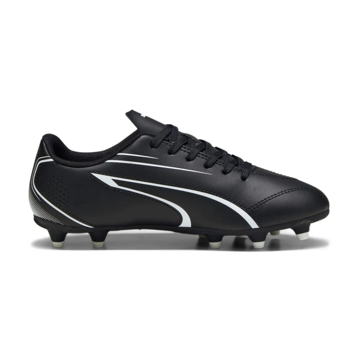 PUMA Vitoria Gras / Kunstgras Voetbalschoenen (MG) Kids Zwart Wit
