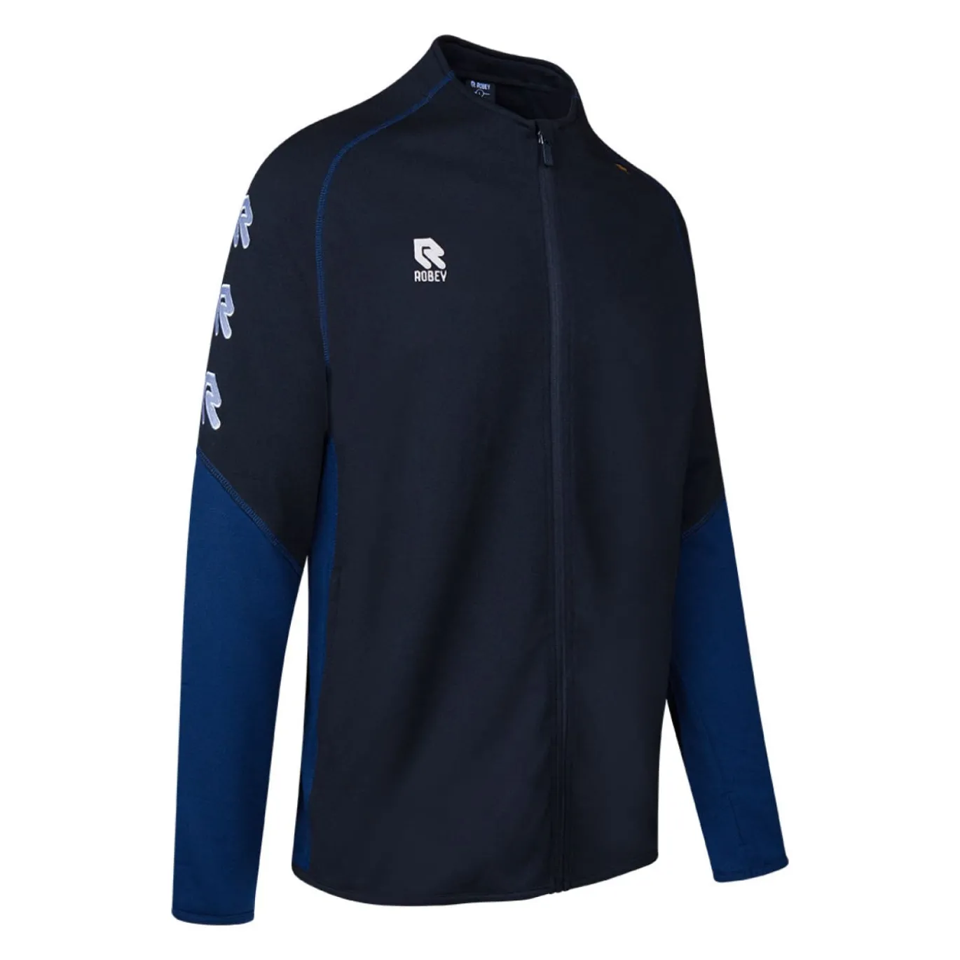 Robey Performance Trainingsjack Zwart Donkerblauw