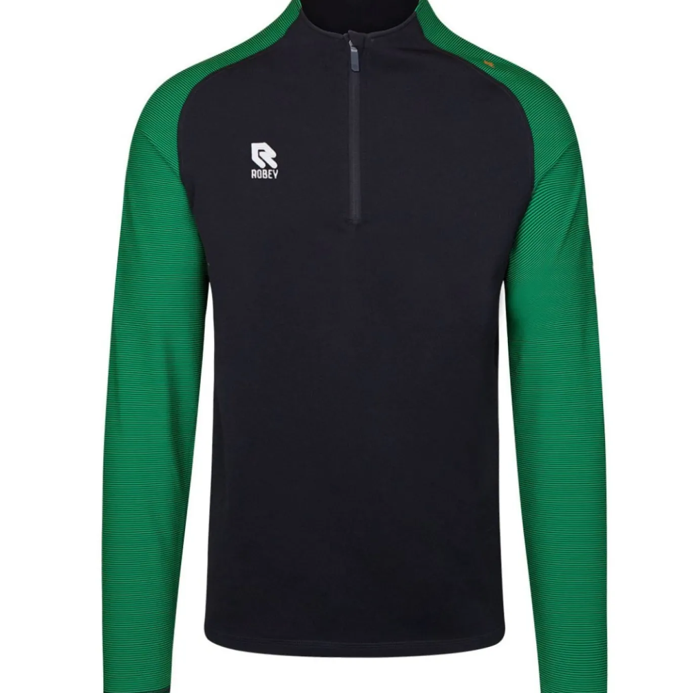 Robey Performance Trainingstrui 1/4-Zip Zwart Groen