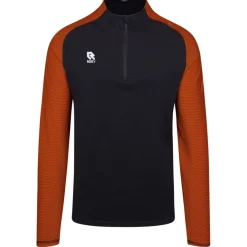 Robey Performance Trainingstrui 1/4-Zip Kids Zwart Oranje