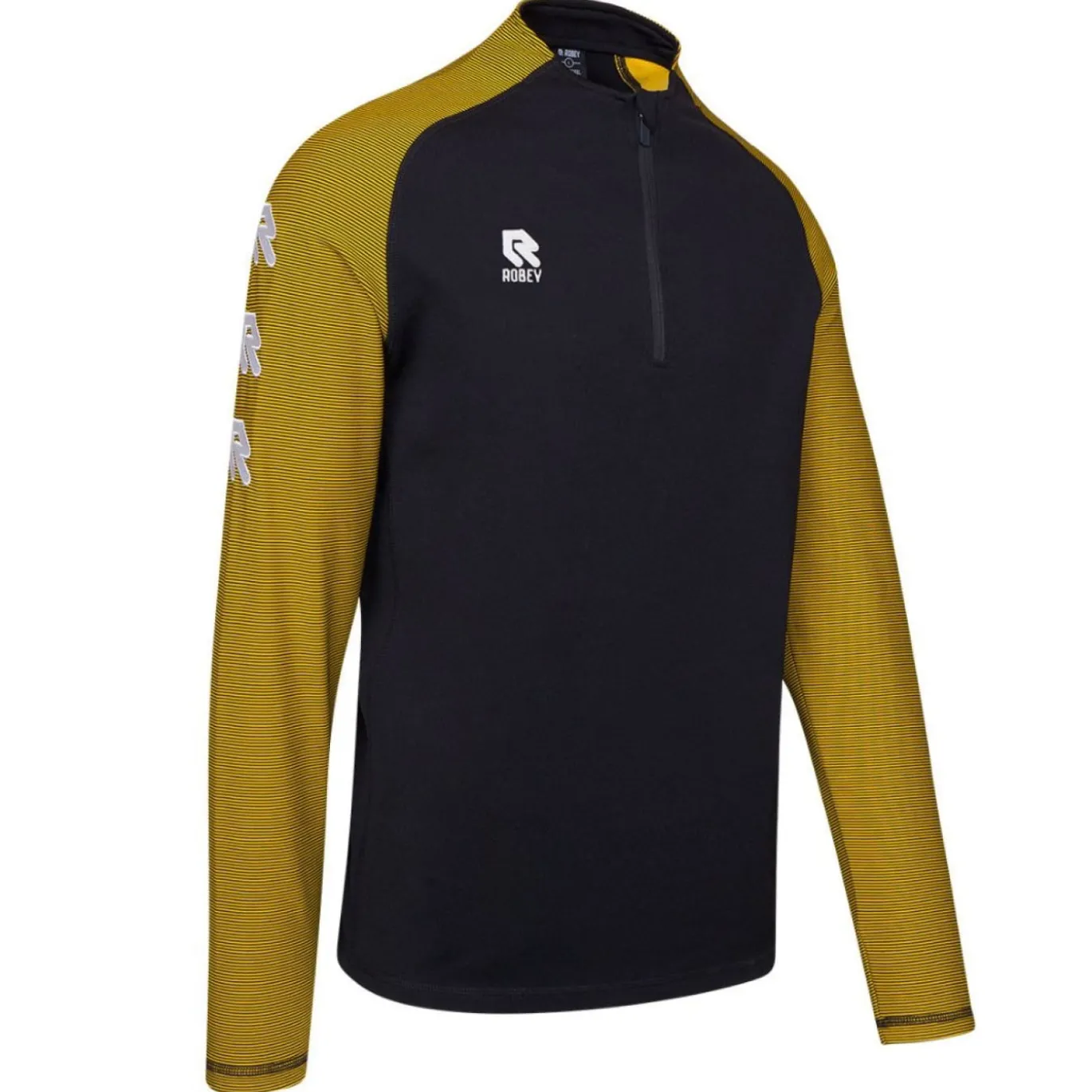 Robey Performance Trainingstrui 1/4-Zip Zwart Geel