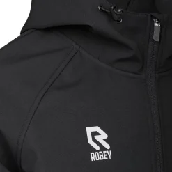Robey Softshell Essential Jas Zwart