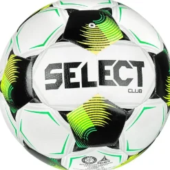Select Club V26 Voetbal Maat 3 Wit Zwart Felgroen Geel