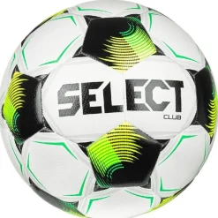 Select Club V26 Voetbal Maat 3 Wit Zwart Felgroen Geel
