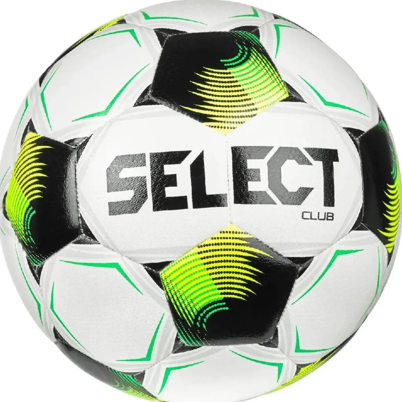 Select Club V26 Voetbal Maat 3 Wit Zwart Felgroen Geel