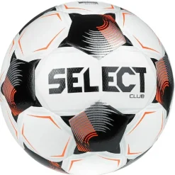 Select Club V26 Voetbal Maat 4 Wit Zwart Felrood Zilvergrijs