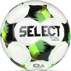 Select Futsal Mimas V26 Zaalvoetbal Maat 4 Wit Felgroen Geel