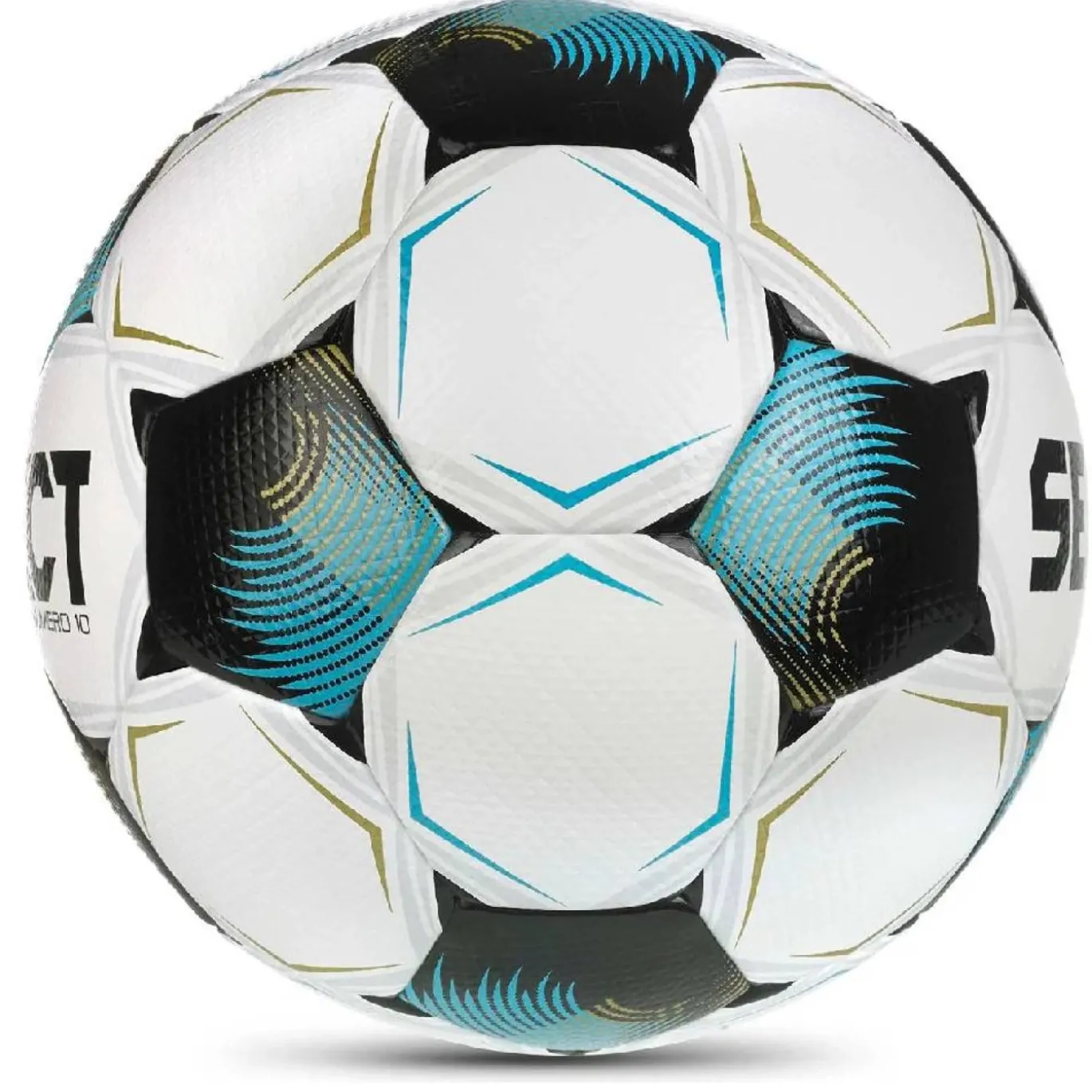 Select Numero 10 V26 Voetbal Maat 5 Wit Zwart Felblauw Goud