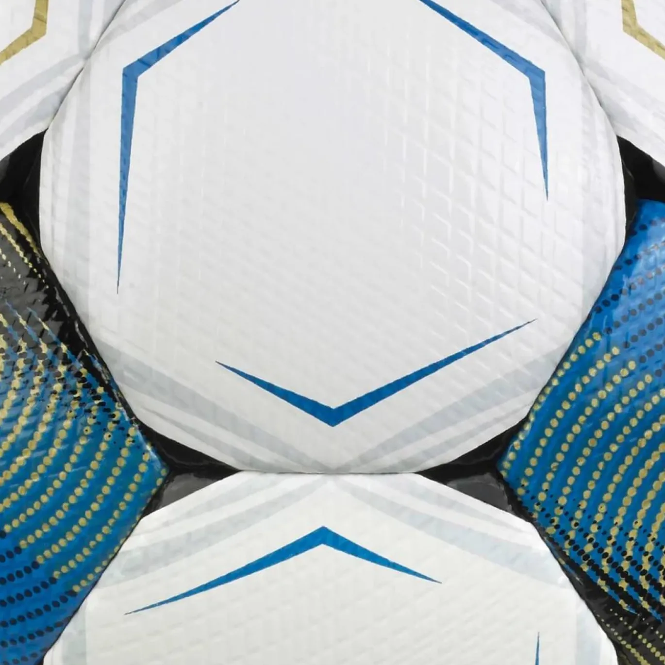 Select Super V26 Voetbal Maat 5 Wit Zwart Blauw Goud