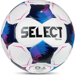 Select Team V26 Voetbal Maat 5 Wit Blauw Felroze