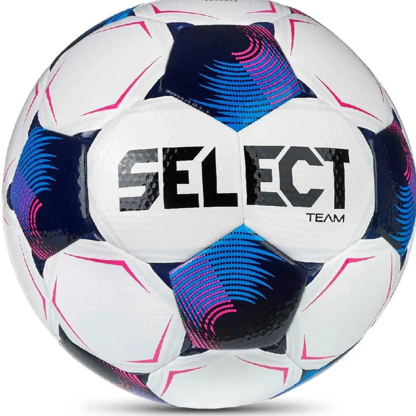 Select Team V26 Voetbal Maat 5 Wit Blauw Felroze