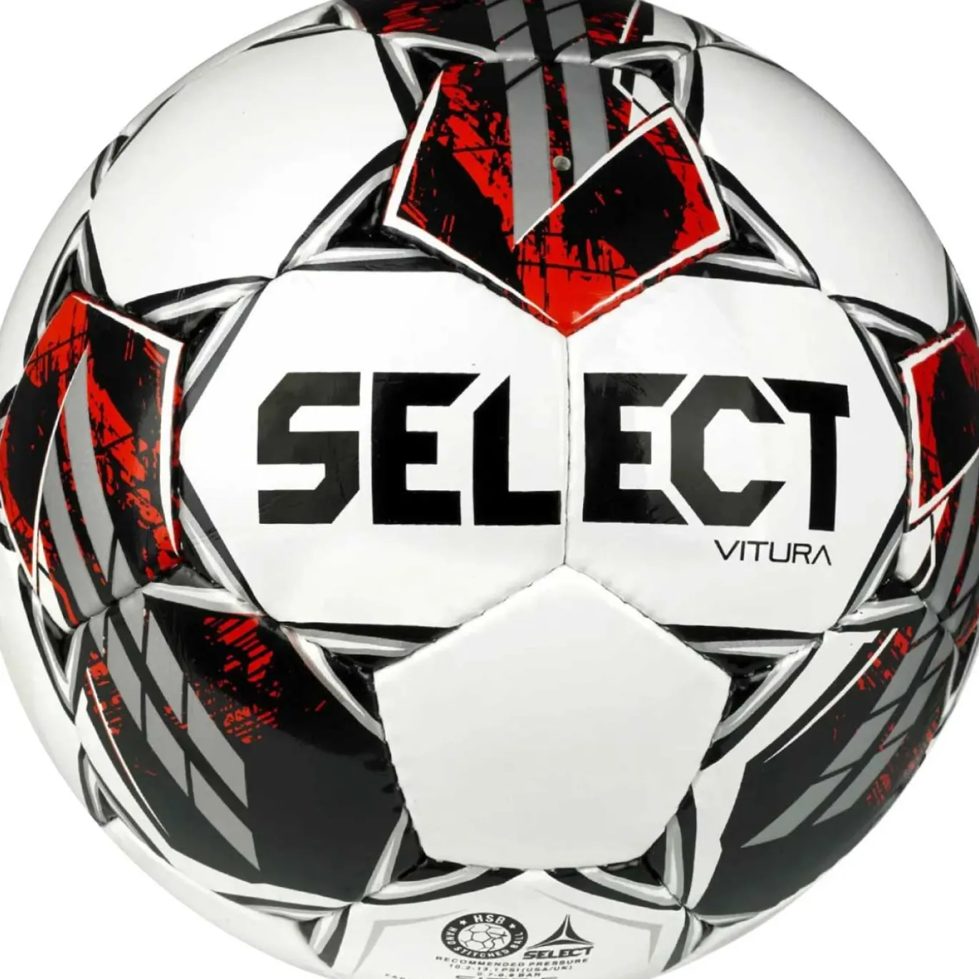 Select Vitura v23 Voetbal Wit Zwart Rood