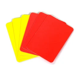 Set Kaarten 3 Geel en 3 Rood