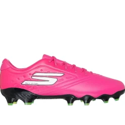 Skechers Razor 1.5 Academy Gras Voetbalschoenen (FG) Roze Zwart