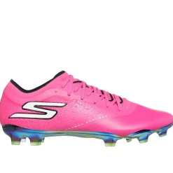 Skechers Razor 1.5 Elite Gras Voetbalschoenen (FG) Roze Zwart