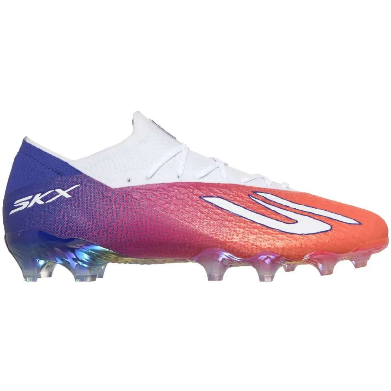 Skechers SKX_2 Elite Gras Voetbalschoenen (FG) Wit Felrood Blauw Roze