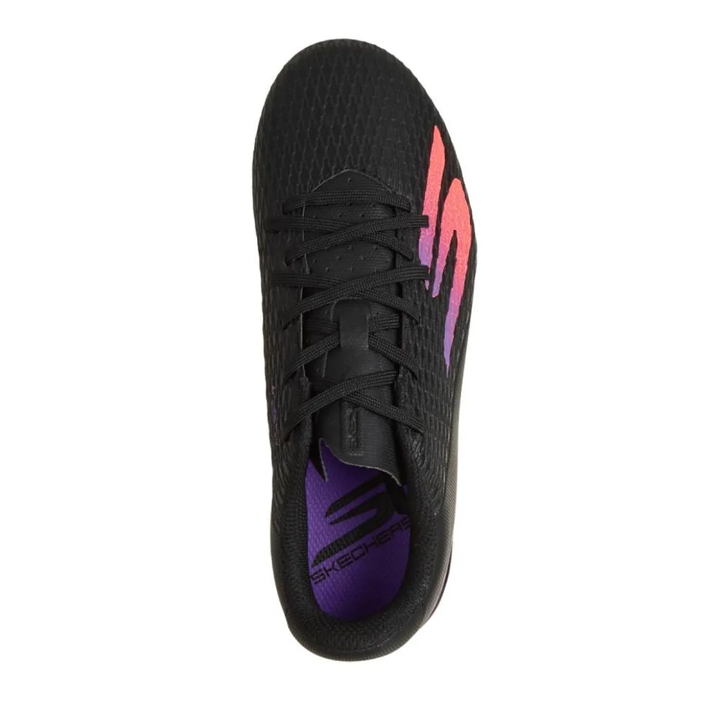 Skechers SKX_2 Gras / Kunstgras Voetbalschoenen (MG) Kids Zwart Paars Neon