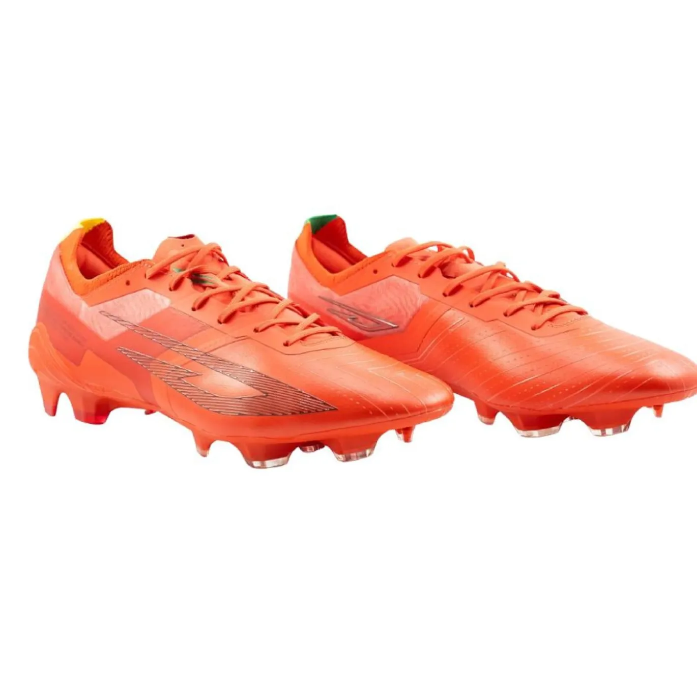 Sokito Scudetta Atlas Gras Voetbalschoenen (FG) Rood Zwart Geel Groen