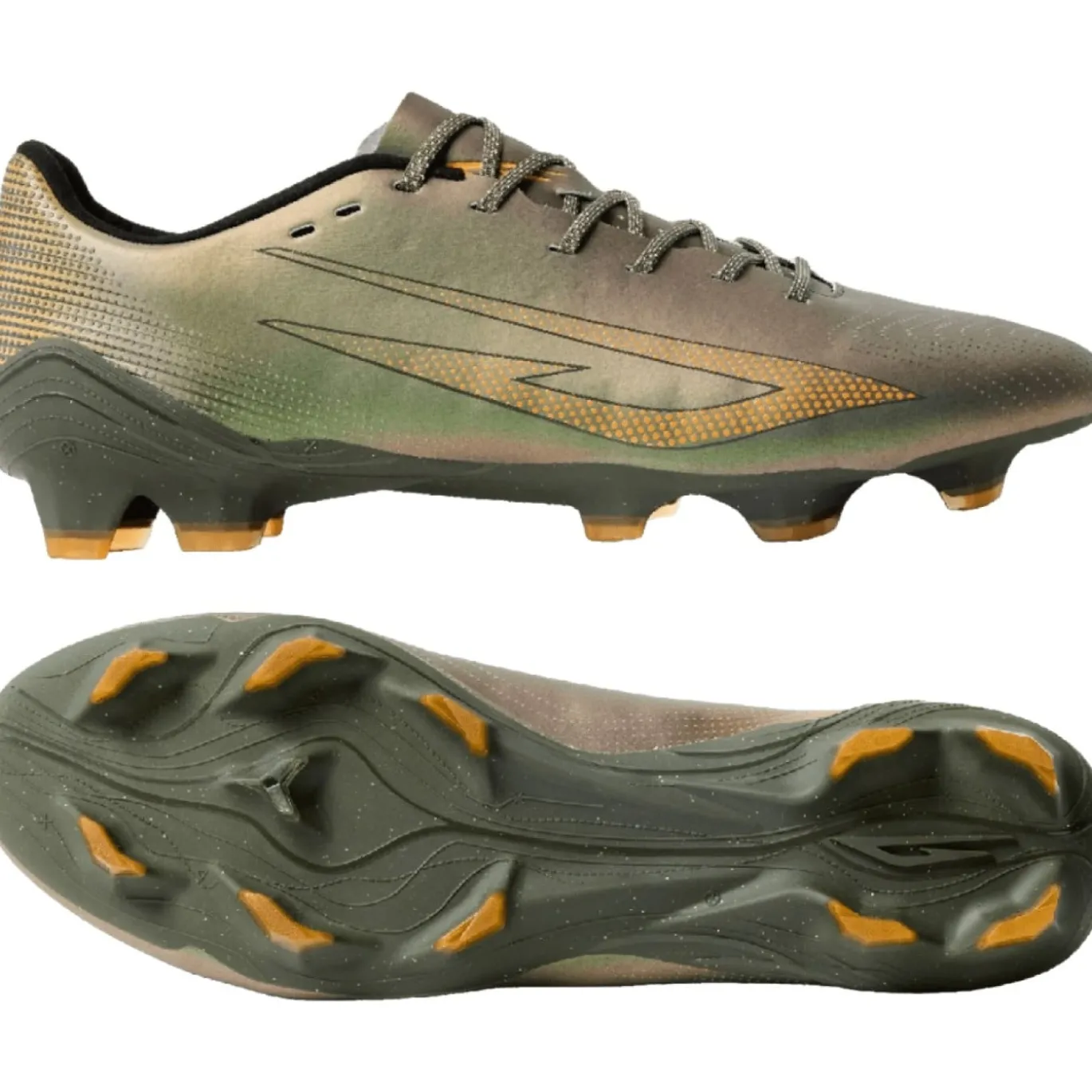 Sokito Scudetta Biotouch Gras Voetbalschoenen (FG) Groen Emerald Oranje