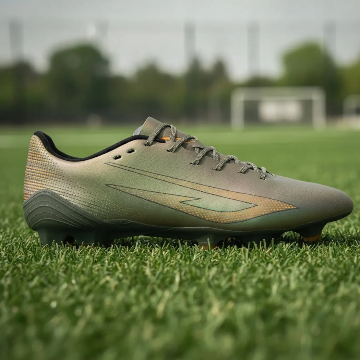 Sokito Scudetta Biotouch Gras Voetbalschoenen (FG) Groen Emerald Oranje