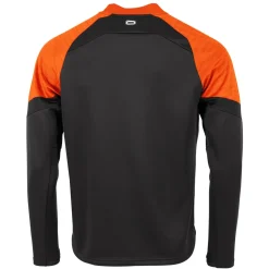 Stanno Bolt Trainingstrui 1/4-Zip Zwart Oranje