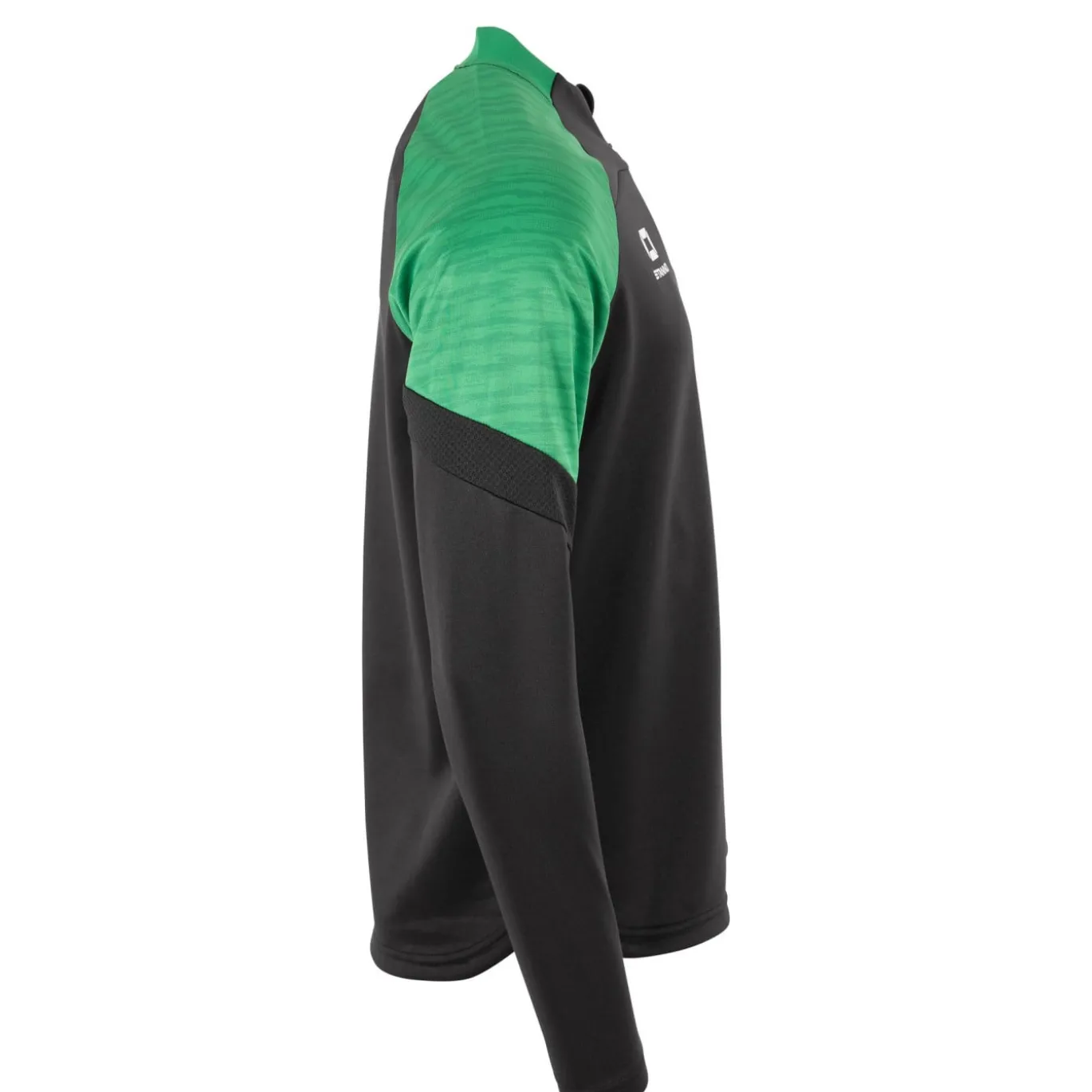Stanno Bolt Trainingstrui 1/4-Zip Zwart Groen