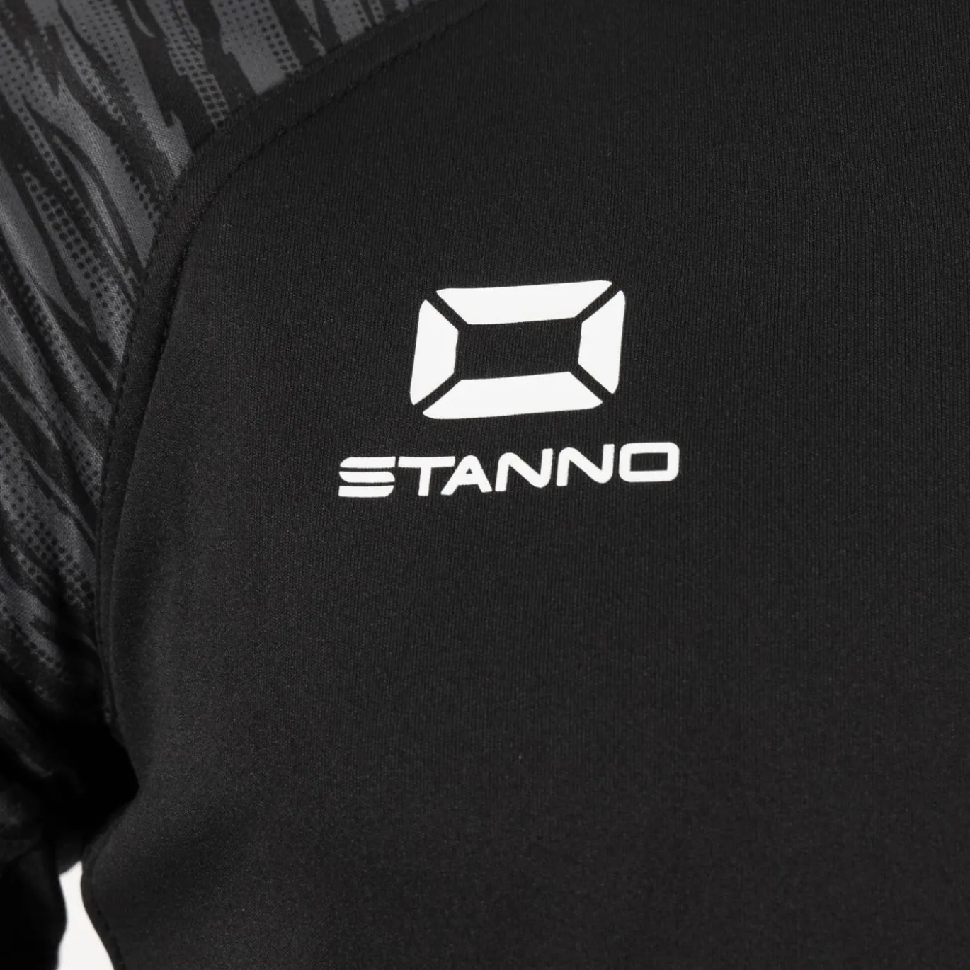 Stanno Bolt Voetbalshirt Zwart