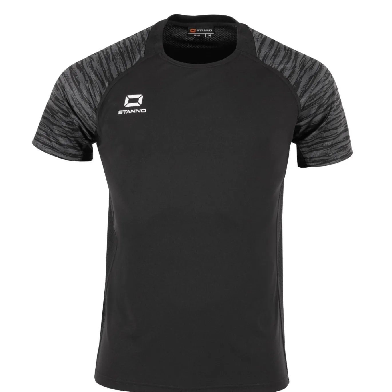 Stanno Bolt Voetbalshirt Zwart