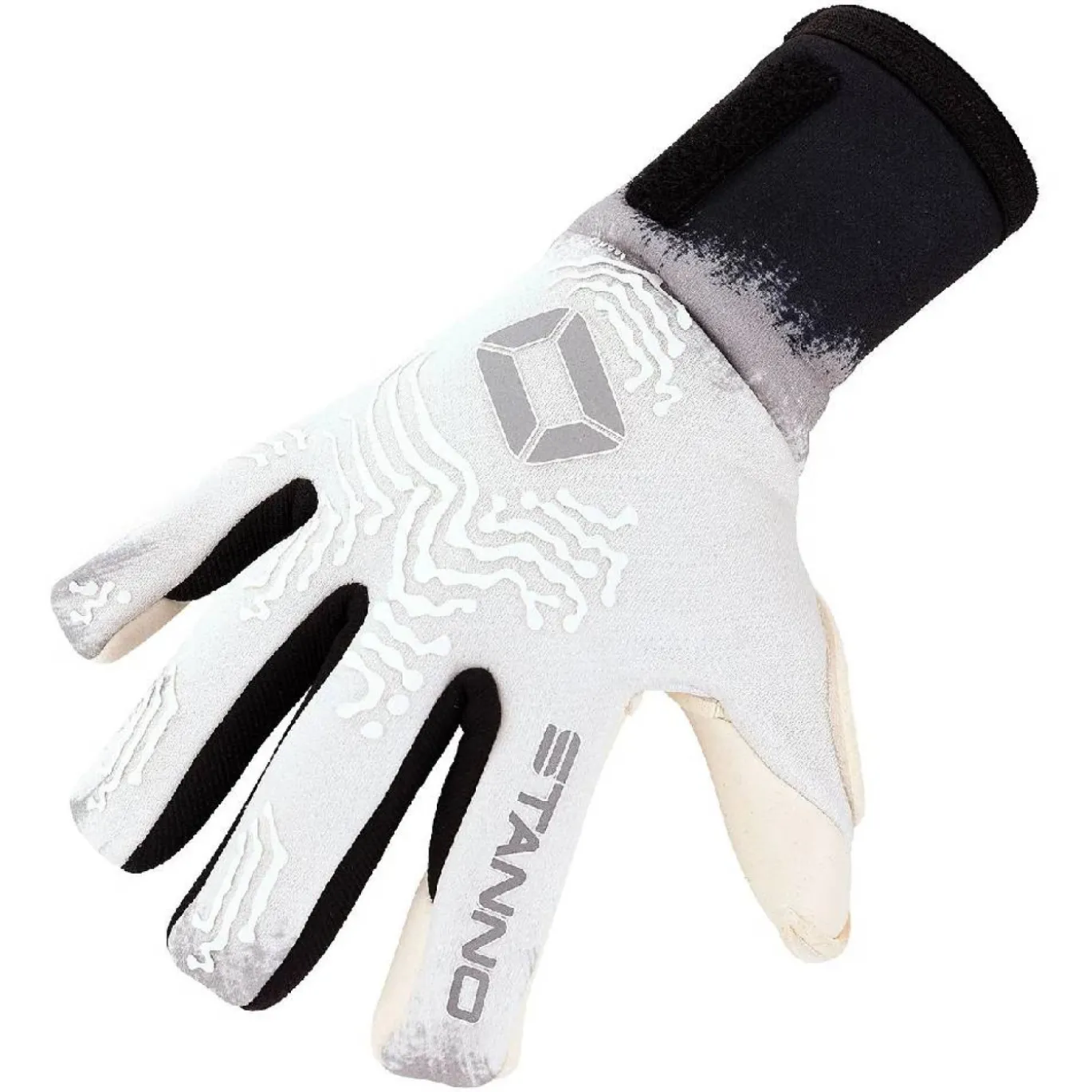 Stanno Ghost Keepershandschoenen Kids Wit Zwart Grijs