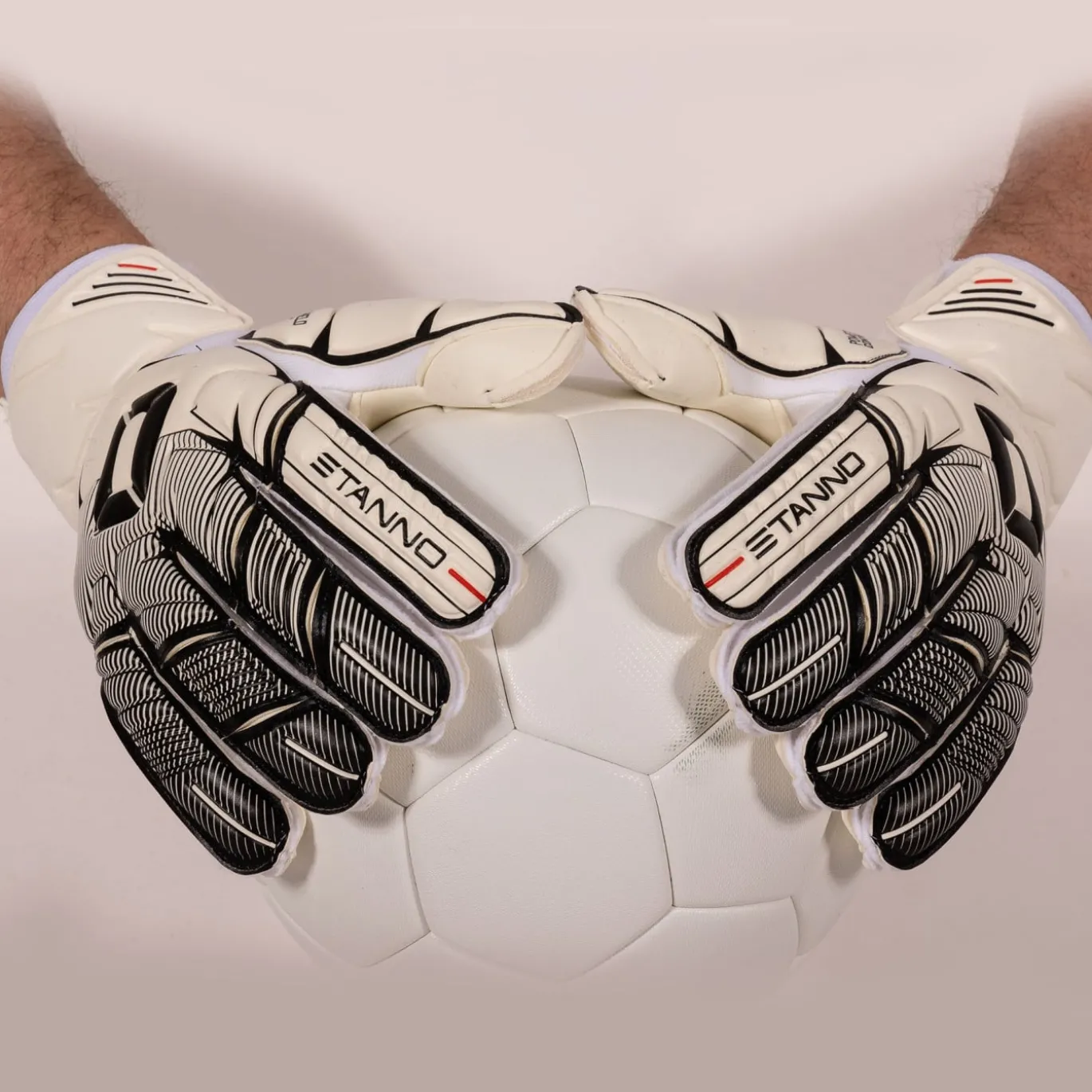 Stanno Power Shield V Keepershandschoenen Wit Zwart