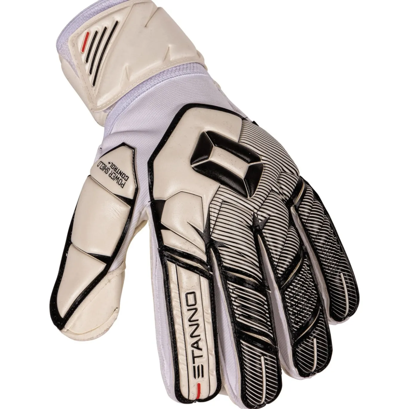 Stanno Power Shield V Keepershandschoenen Wit Zwart