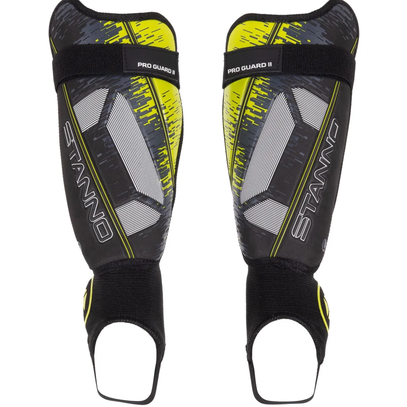 Stanno Pro Guard II Scheenbeschermers Zwart Geel