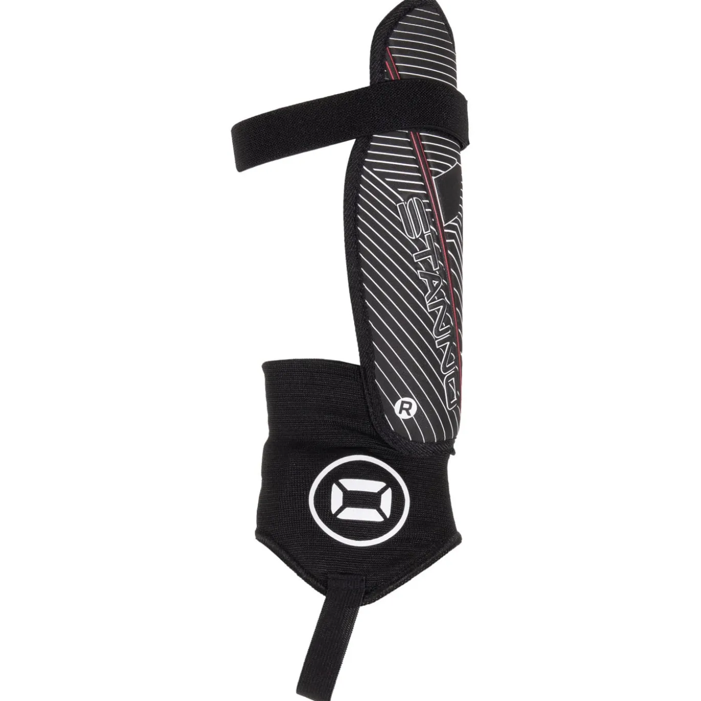 Stanno Pro Guard II Scheenbeschermers Zwart Wit Rood