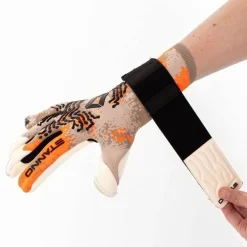 Stanno Sirox Keepershandschoenen Lichtbruin Oranje Zwart