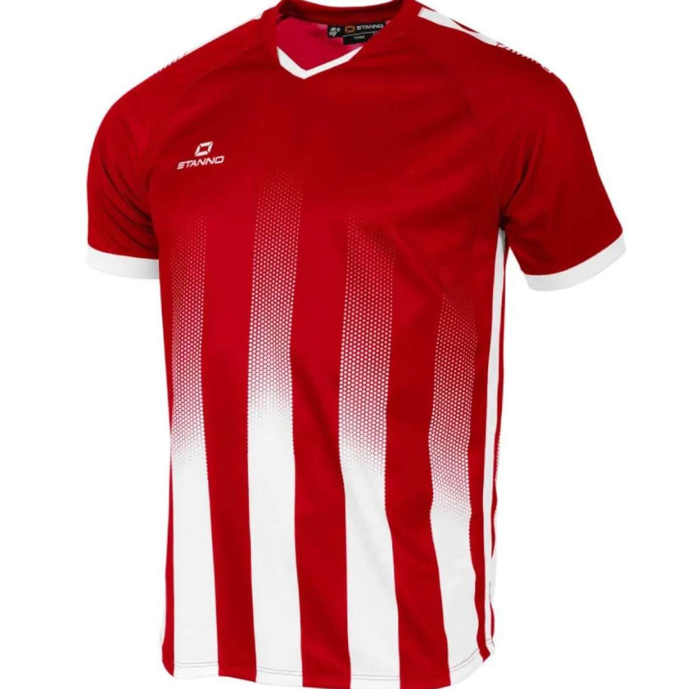 Stanno Vivid Voetbalshirt Rood Wit