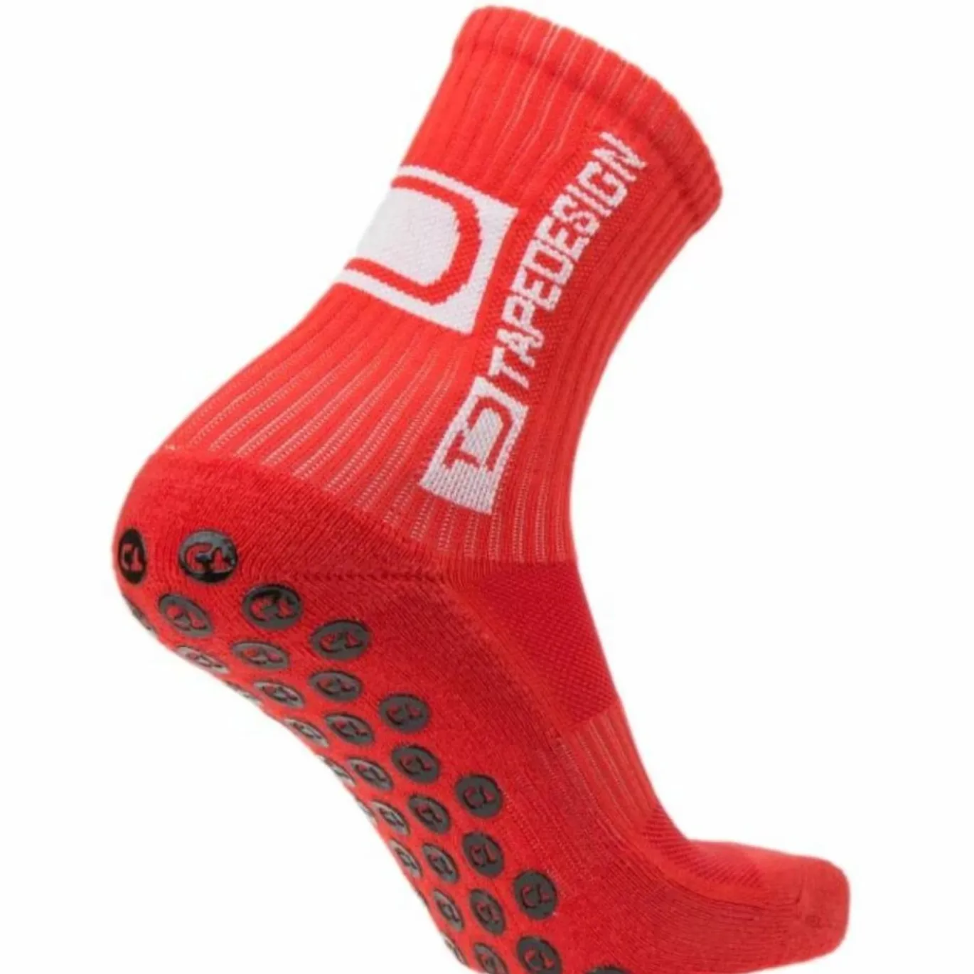 Tapedesign Classic Gripsokken Rood Wit