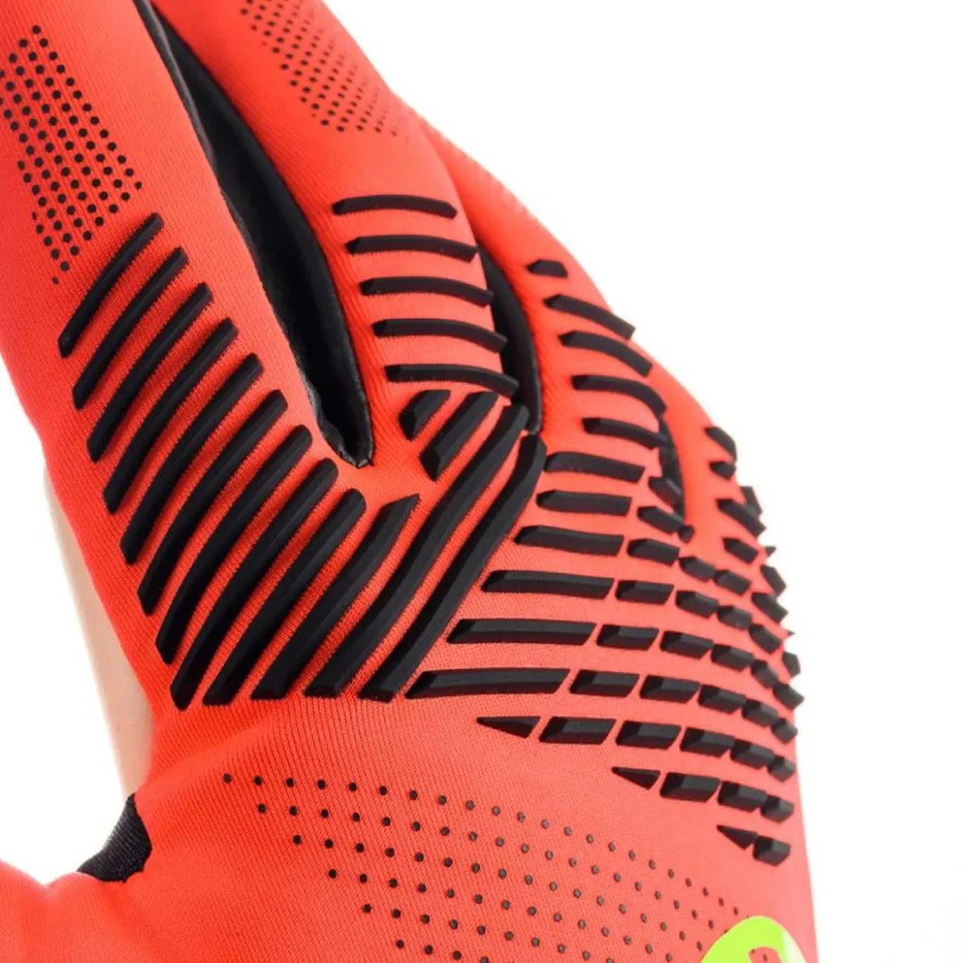 Uhlsport FM Absolutgrip HN Fit Keepershandschoenen Felrood Zwart Felgeel