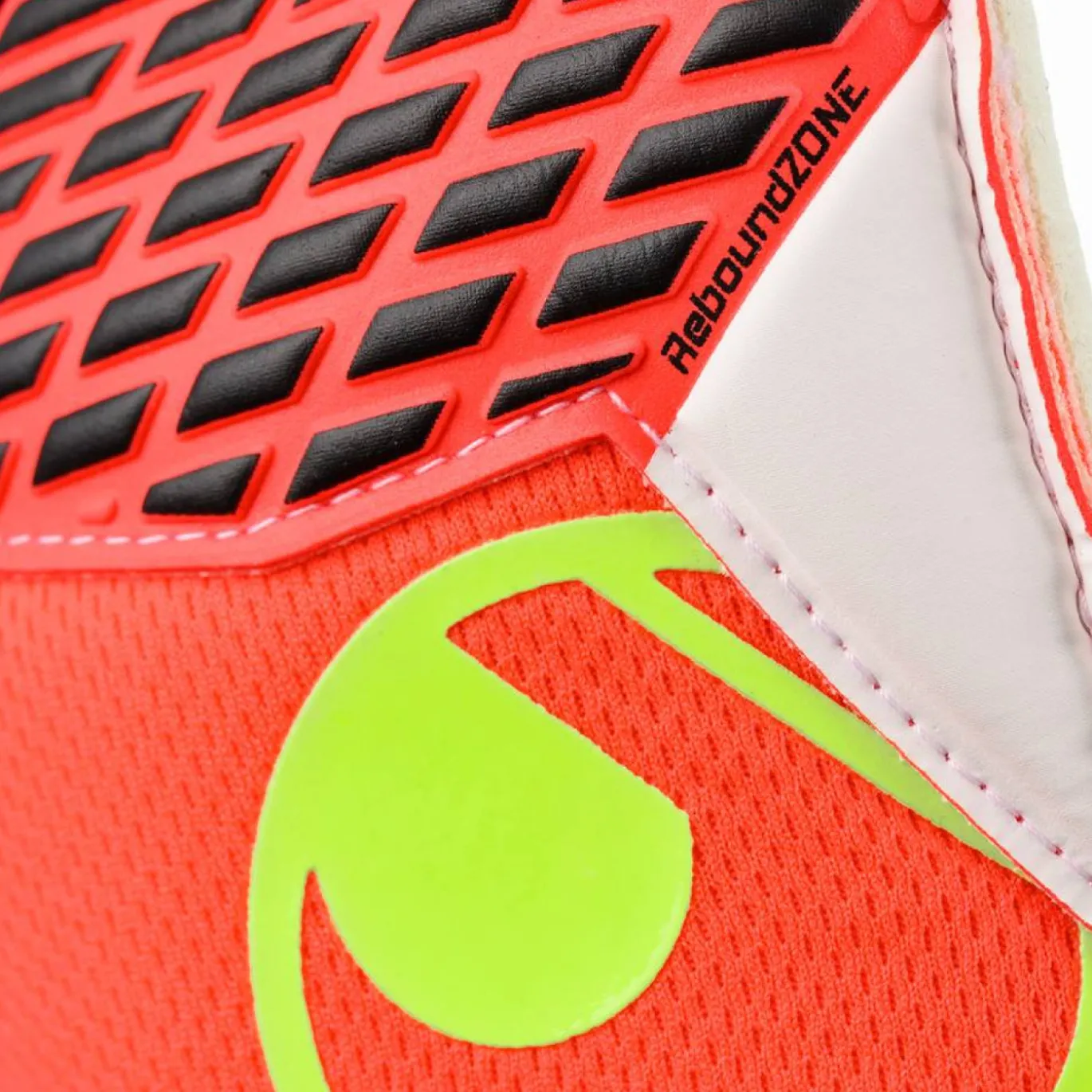 Uhlsport FM Soft Flex Frame Keepershandschoenen Kids Felrood Zwart Felgeel