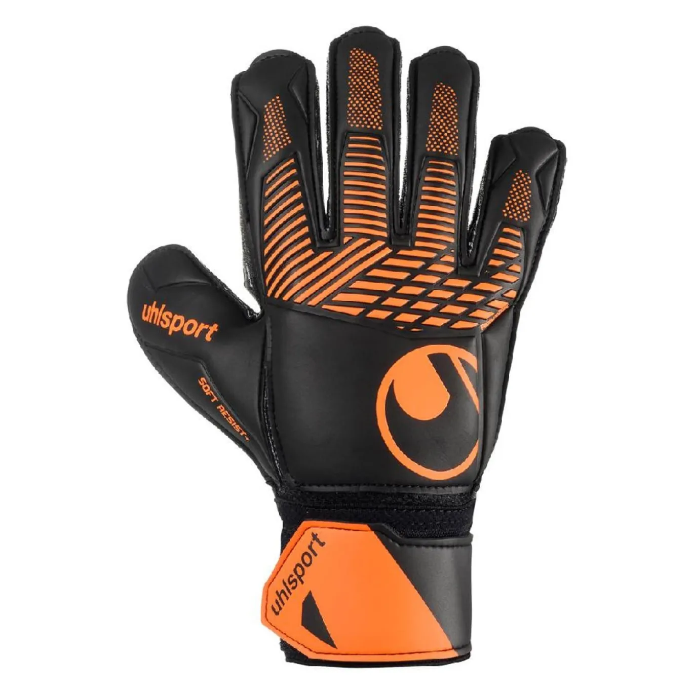Uhlsport FM Soft Resist+ Flex Frame Keepershandschoenen Zwart Oranje