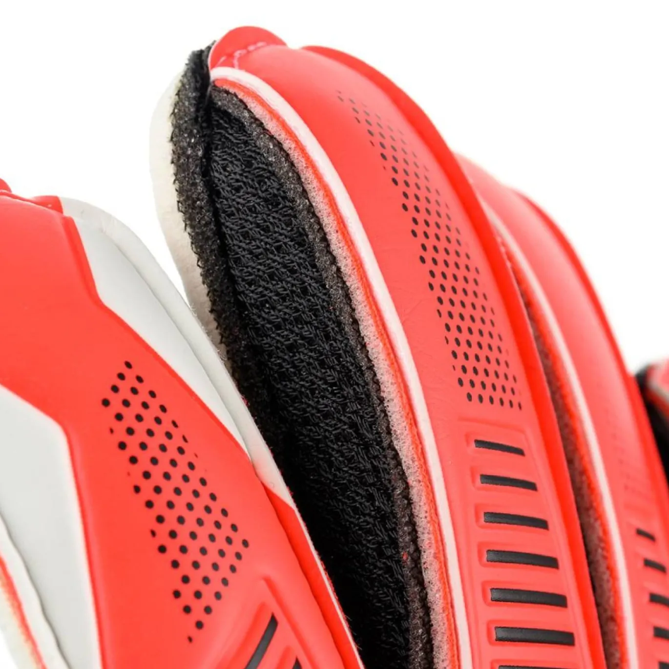 Uhlsport FM Starter Soft Keepershandschoenen Felrood Zwart Felgeel