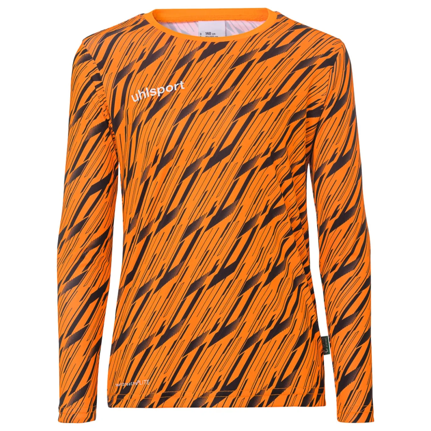 Uhlsport Progressive Keepersset Lange Mouwen Kids Feloranje Zwart